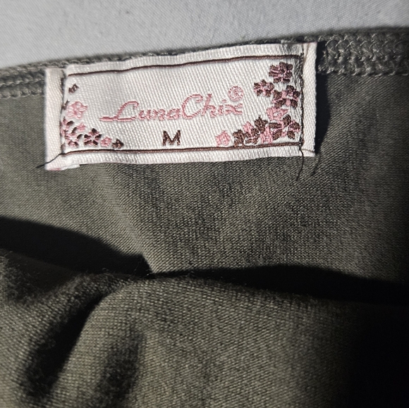 NWOT LUNA CHIX OLIVE GREEN BODYSUIT SIZE MEDIUM - Picture 5 of 11